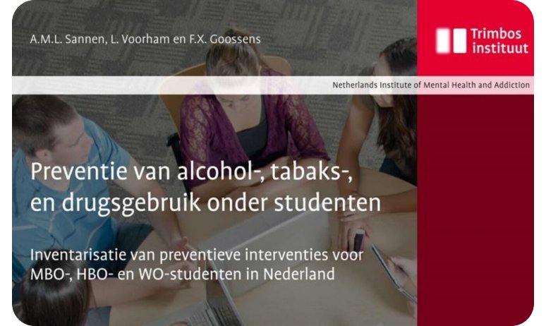 Kamerbrief rapporten over cannabisgebruik