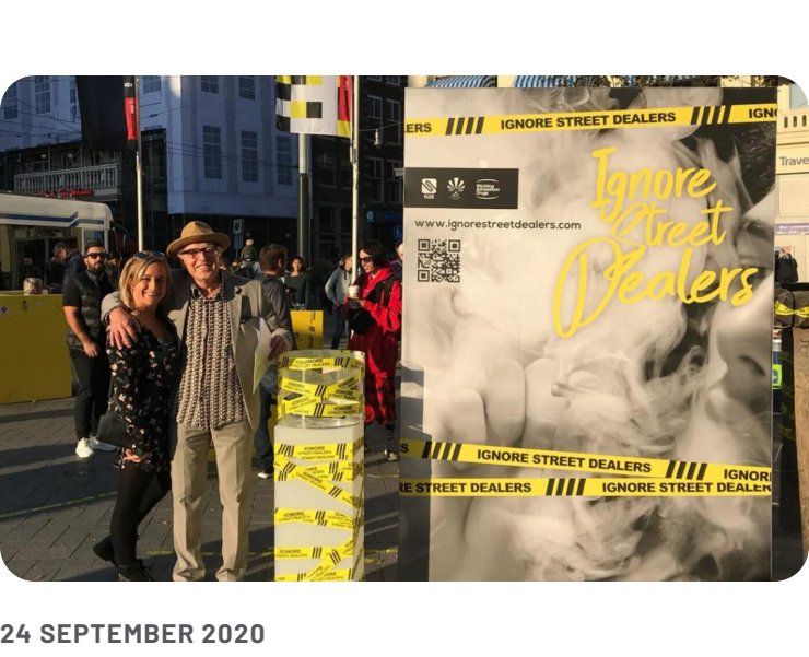 New impulse for warning campaign IGNORE STREETDEALERS