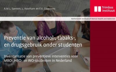 Kamerbrief rapporten over cannabisgebruik